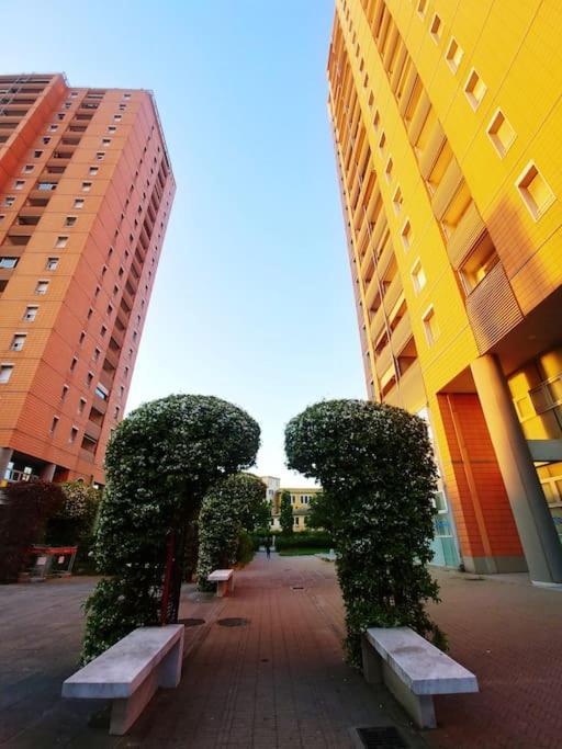 Attico Nelle Torri Di Fiumara Apartamento Génova Exterior foto
